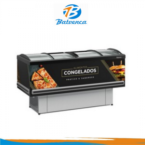 Exhibidor Horizontal Isla 1.90m «Top» Gelopar / Mod. GESV-190C PR