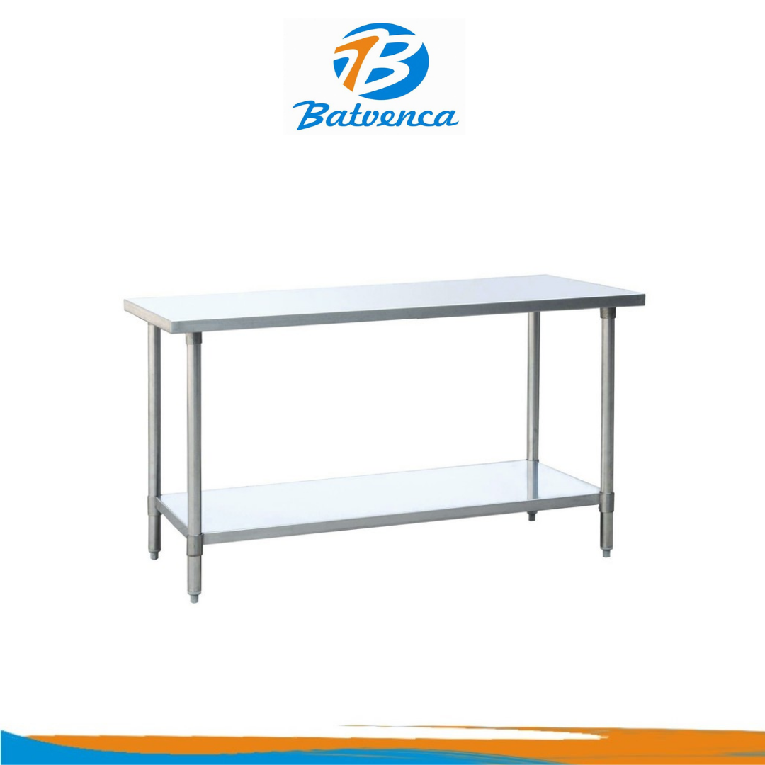 Mesa de Trabajo con Entrepaño 1.12m MS / Mod. TCSM112-8