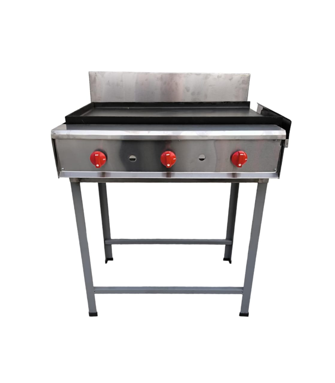 Plancha a Gas de pedestal y recolector 80cm MP / Mod. PPR80MPG - Imagen 2