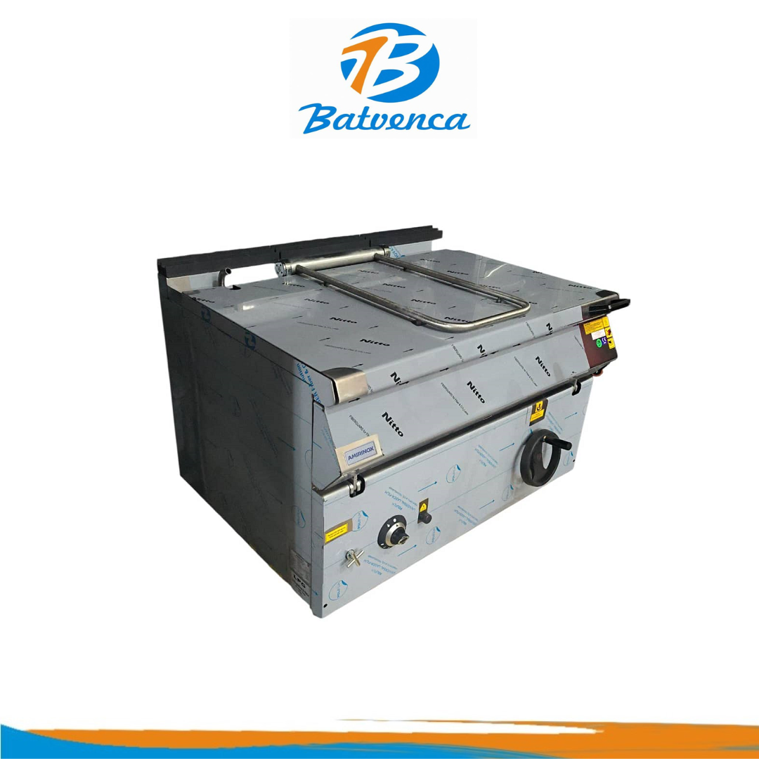 Sarten de volteo (basculante) a gas 120Lt Amirinox / Mod. PLS.DTG.120