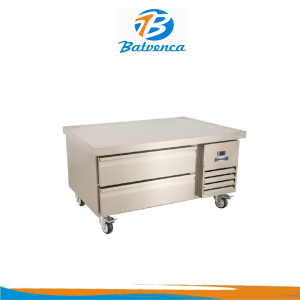 Mesa Base Chef Refrigerada 2 Cajones Aminirox / Mod. AMX-CBR-48