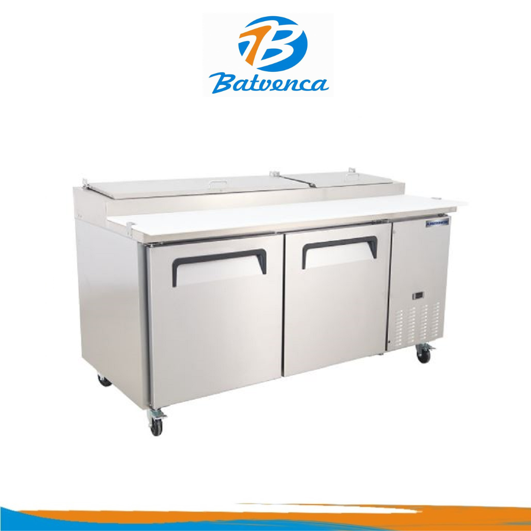 Mesa Refrigerada para Pizza 2 Puertas 67" Amirinox / Mod. AMX-P67