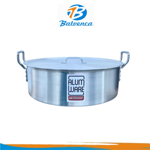 Olla cacerola con tapa 25 Lt. de Aluminio Extra Fuerte Alumware / Mod. 54516