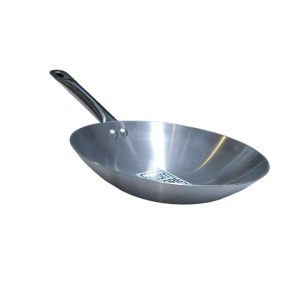 Sarten Wok de 28cm con mango en Acero Inox Alumware / Mod. 50312