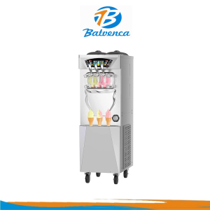 Maquina de Helados Soft de Alta Producción de pedestal 2x8Lt Roccia / Mod. I040