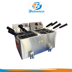 Cocedor de Pastas Electrico en Ac. Inox Bia / Mod. HP8+8C-T