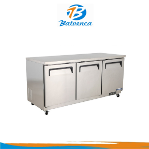 Mesa Refrigerada 72″ Bajo Mostrador 3 Puertas Amirinox / Mod. AMX-UC72