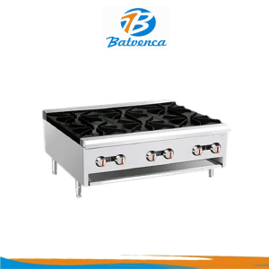 Cocina a Gas Industrial de Tope 6 hornillas FZ / Mod. HWS-6