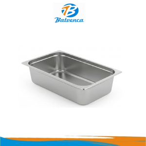 Bandeja Gastronomica en Acero Inoxidable (32.4×26.4×10)cm Meital / Mod. MEI12-4E
