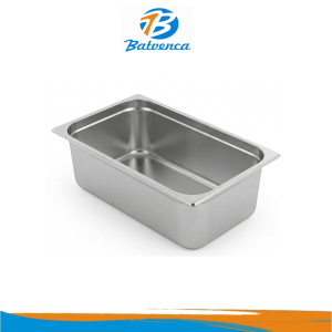 Bandeja Gastronomica en Acero Inoxidable (32.4×26.4×15)cm Meital / Mod.  MEI12-6E