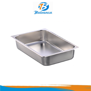Bandeja Gastronomica en Acero Inoxidable (32.4×17.5×10)cm Meital / Mod. MEI13-4E